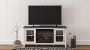 Dorrinson 60" TV Stand with Electric Fireplace - Berre Furniture