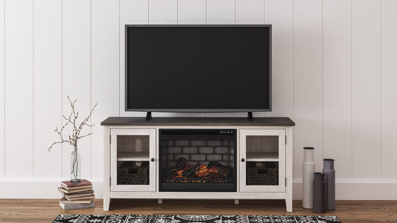 Dorrinson 60" TV Stand with Electric Fireplace - Berre Furniture