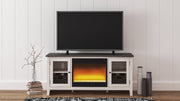 Dorrinson 60" TV Stand with Electric Fireplace - Berre Furniture