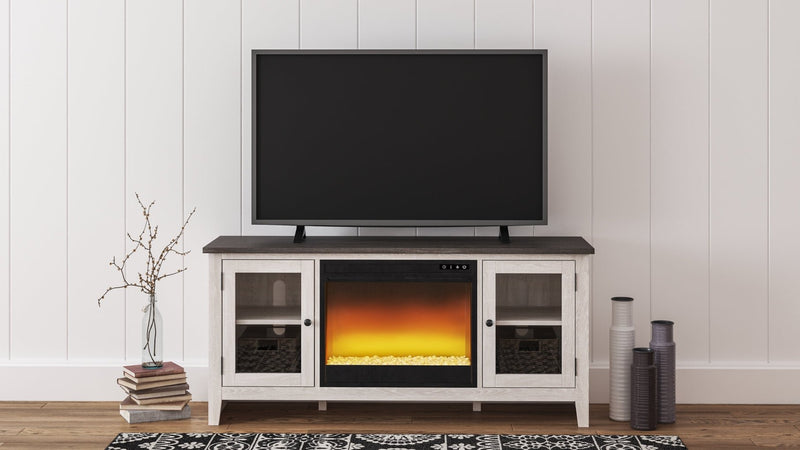 Dorrinson 60" TV Stand with Electric Fireplace - Berre Furniture