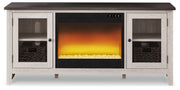 Dorrinson 60" TV Stand with Electric Fireplace - Berre Furniture