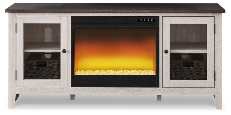 Dorrinson 60" TV Stand with Electric Fireplace - Berre Furniture