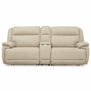Double Deal 3-Piece Power Reclining Loveseat with Console Default Title