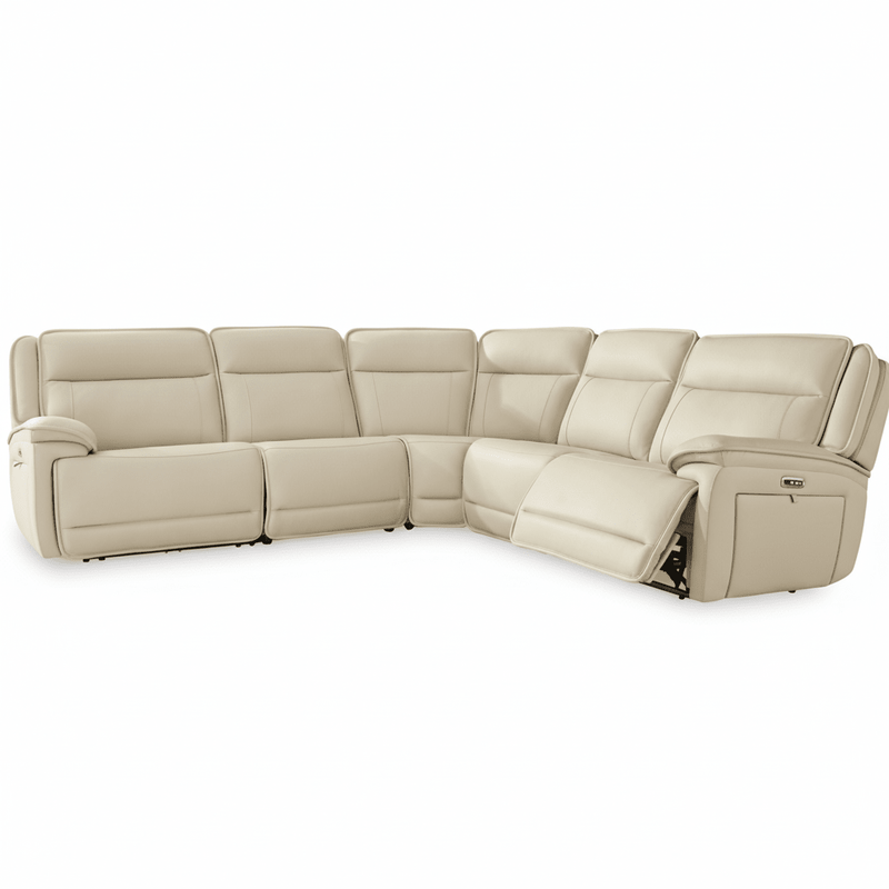 Double Deal 5-Piece Power Reclining Sectional Default Title