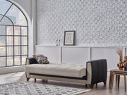 Dublin 3 Seat Sleeper Sofa (Boss Cream) by Bellona