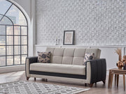 Dublin 3 Seat Sleeper Sofa (Boss Cream) by Bellona