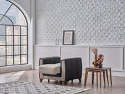 Dublin Armchair (Boss Cream) by Bellona