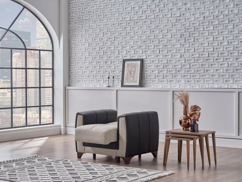 Dublin Armchair (Boss Cream) by Bellona