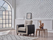 Dublin Armchair (Boss Cream) by Bellona