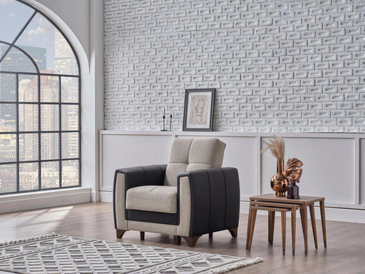 Dublin Armchair (Boss Cream) by Bellona