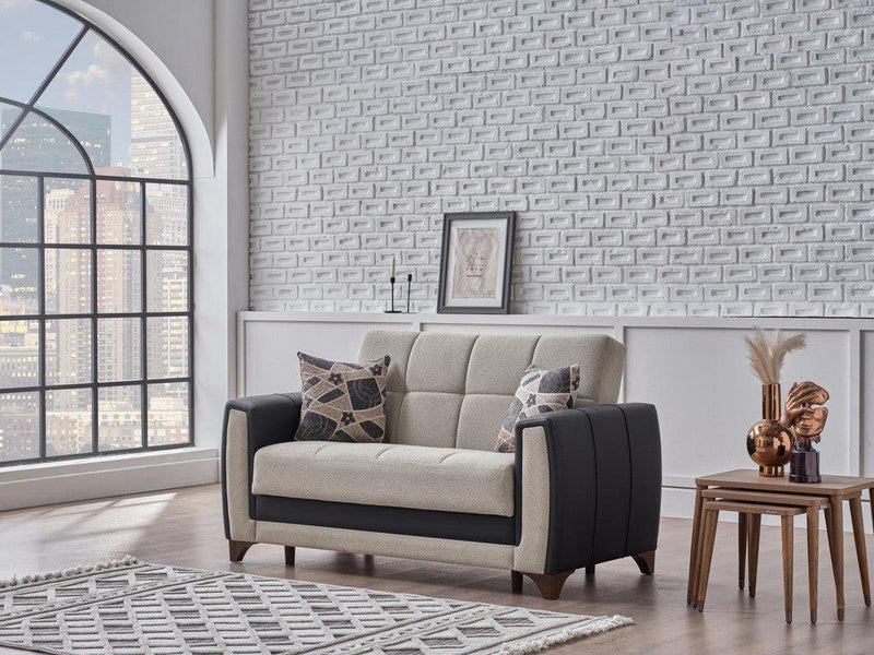 Dublin Love Seat (Boss Cream) by Bellona