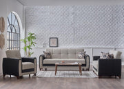 Dublin Love Seat (Boss Cream) by Bellona