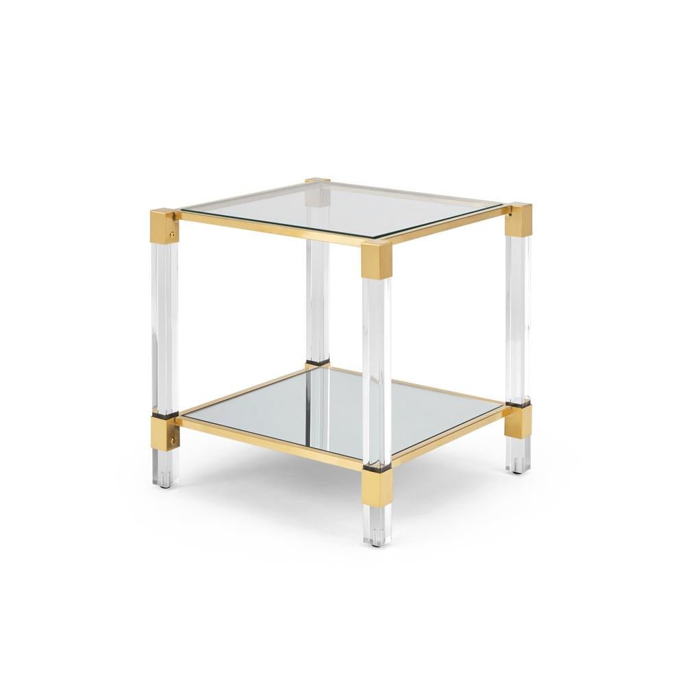 DUDLEY End Table Gold