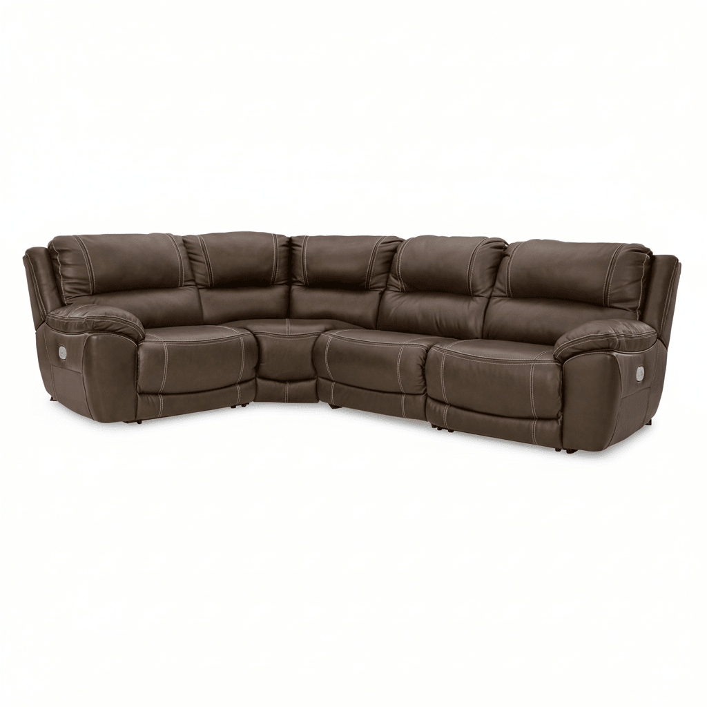 Dunleith 4 - Piece Power Reclining Sectional - Berre Furniture