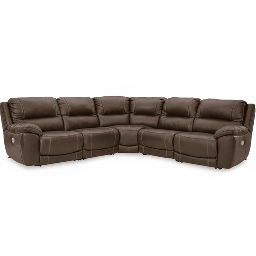 Dunleith 5-Piece Power Reclining Sectional Option A