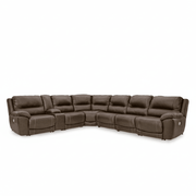 Dunleith 7-Piece Power Reclining Sectional Option B