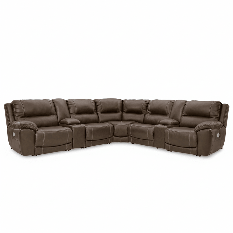 Dunleith 7-Piece Power Reclining Sectional Option A