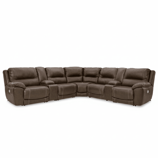 Dunleith 7-Piece Power Reclining Sectional Option A