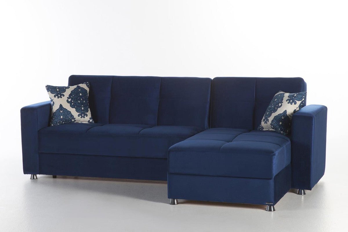 Elegant Sleeper Sectional Storage Chaise by Bellona