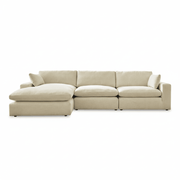 Elyza 3-Piece Sectional with Chaise Left Chaise