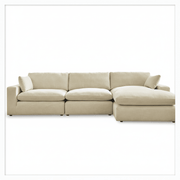 Elyza 3-Piece Sectional with Chaise Right Chaise