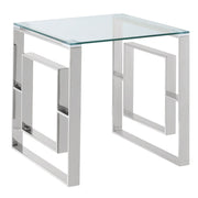 Eros Accent table in Silver - Berre Furniture