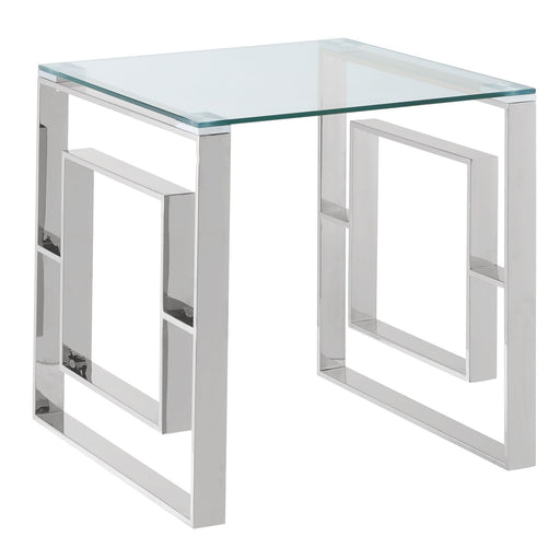Eros Accent table in Silver - Berre Furniture