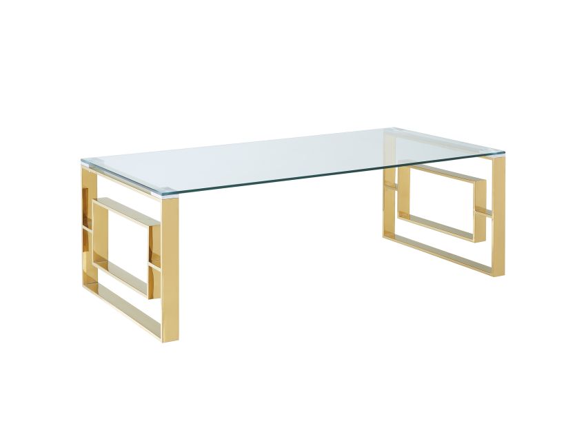 Eros Coffee Table in Gold - Berre Furniture