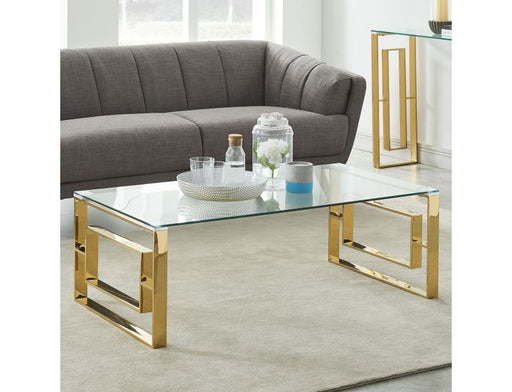 Eros Coffee Table in Gold - Berre Furniture