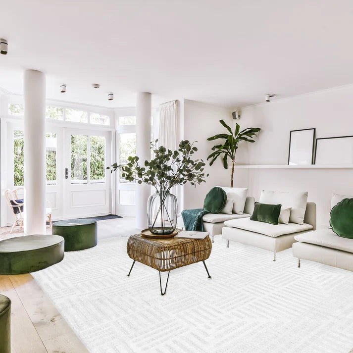 Fabel Grid Rug - Berre Furniture