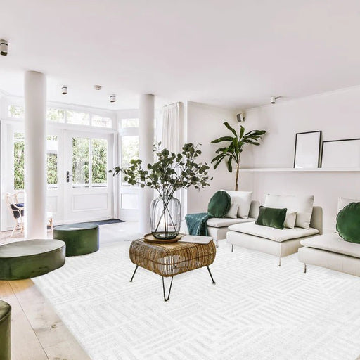 Fabel Grid Rug - Berre Furniture