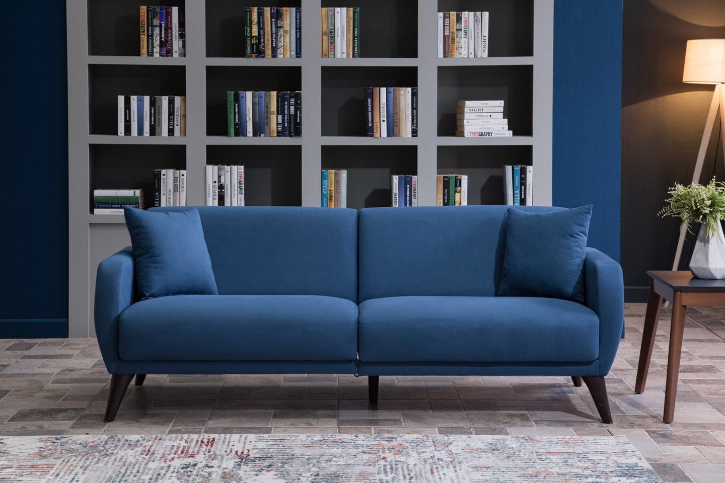 Flexy Sofa In A Box Sofa by Bellona ZIGANA INDIGO BLUE