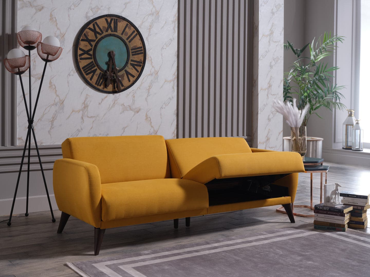 Flexy Sofa In A Box by Bellona - Sleeper Sofa with Storage - Berre