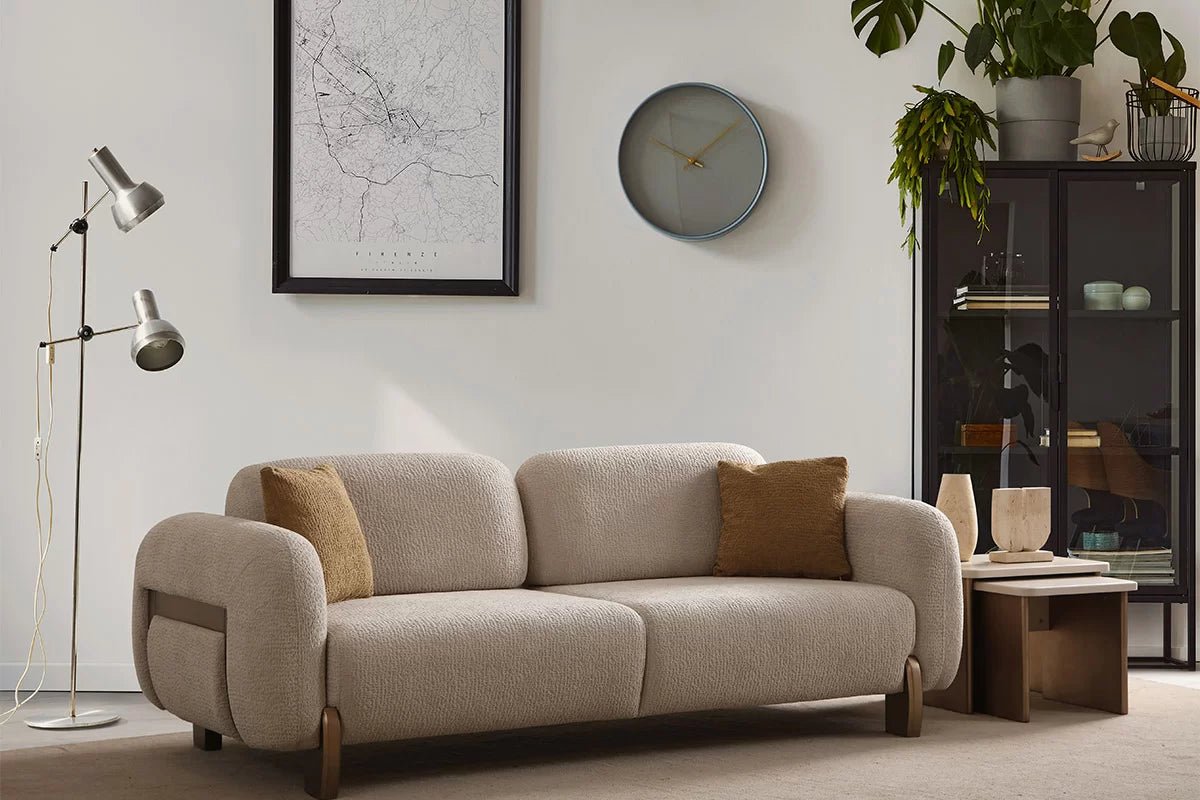 FLORYA Living Room Set - Sofa Loveseat Armchair - Berre Furniture