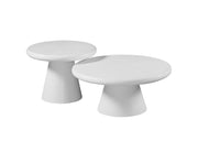 Galio 2pc Round Coffee Table - Berre Furniture