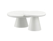 Galio 2pc Round Coffee Table - Berre Furniture