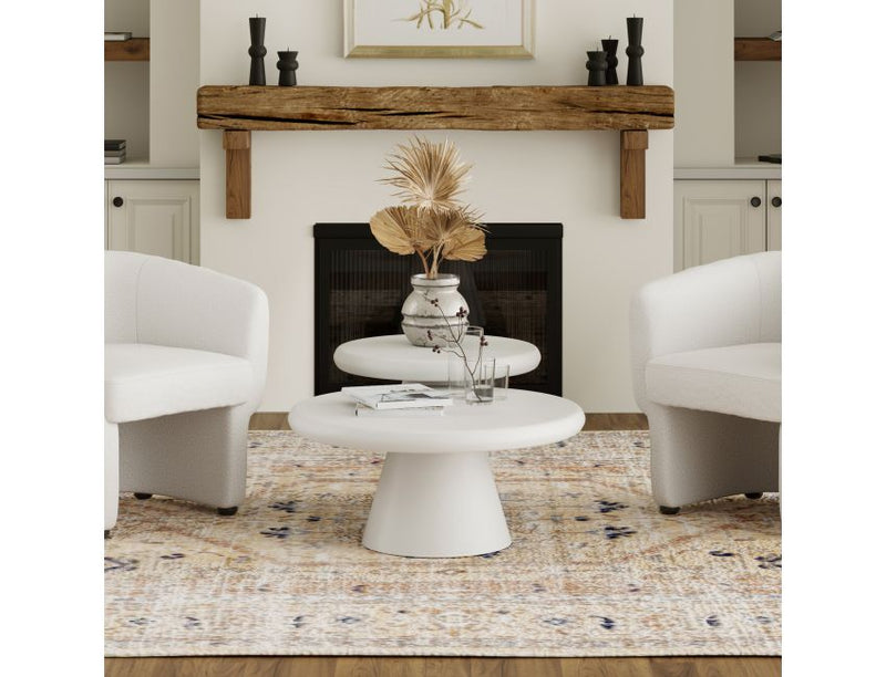 Galio 2pc Round Coffee Table - Berre Furniture