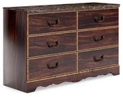 GLOSMOUNT SIX DRAWER DRESSER
