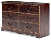 GLOSMOUNT SIX DRAWER DRESSER