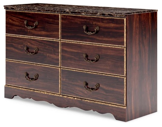GLOSMOUNT SIX DRAWER DRESSER