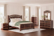 GLOSMOUNT TWO DRAWER NIGHT STAND