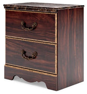 GLOSMOUNT TWO DRAWER NIGHT STAND