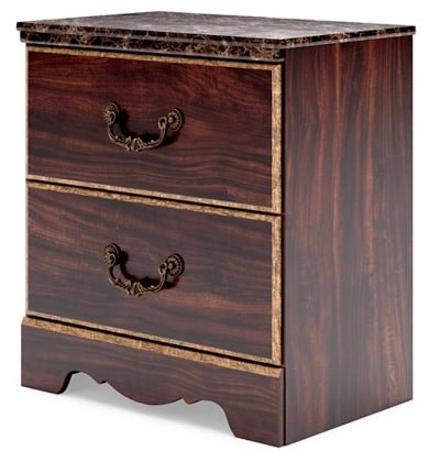 GLOSMOUNT TWO DRAWER NIGHT STAND
