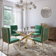 GOLD FRAME WALL MIRROR - Berre Furniture