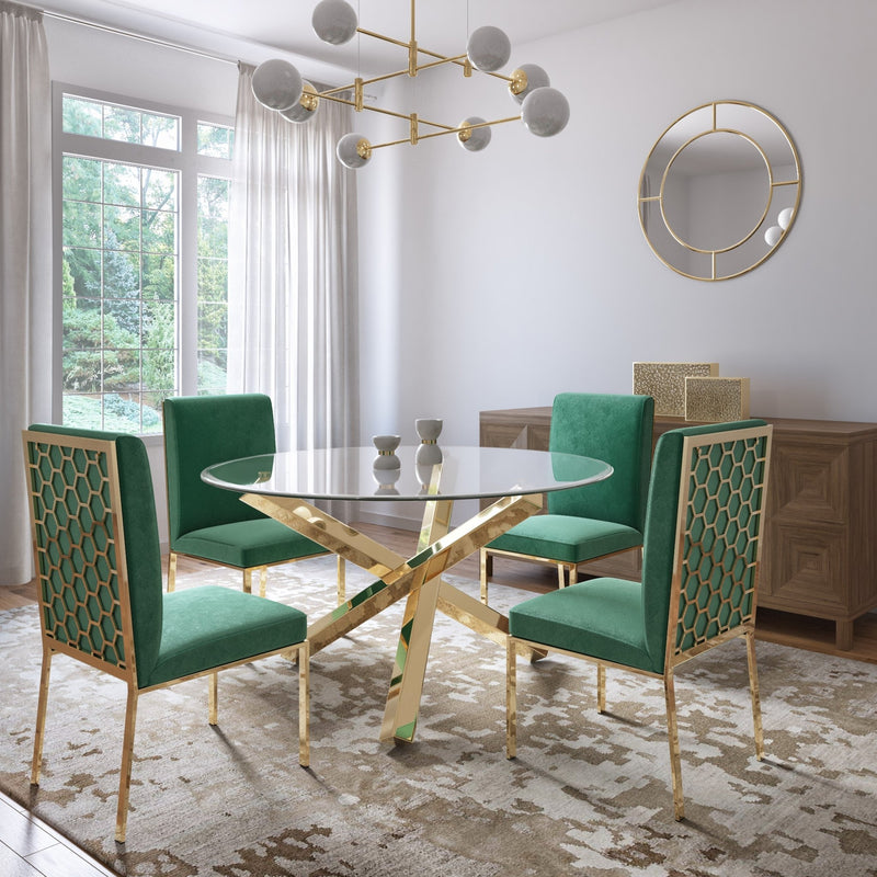 GOLD FRAME WALL MIRROR - Berre Furniture