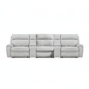 Grafton Pike 5 - Piece Reclining Sofa with Storage Consoles - Berre Furniture