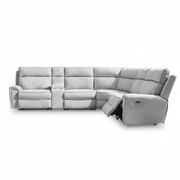 Grafton Pike 6-Piece Reclining Sectional with Storage Console Default Title