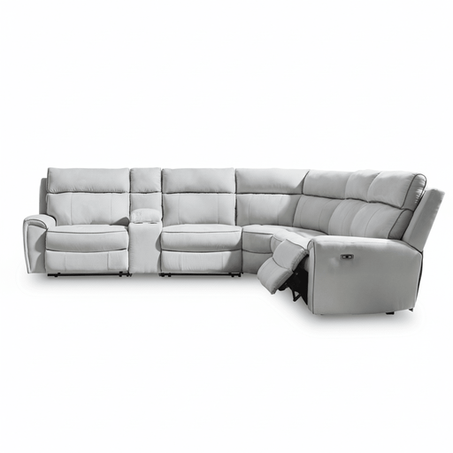 Grafton Pike 6-Piece Reclining Sectional with Storage Console Default Title