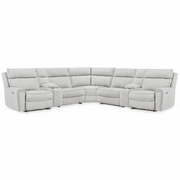Grafton Pike 7-Piece Reclining Sectional with Storage Consoles Default Title