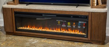 Hadonna XL TV Stand w/Fireplace Option Default Title